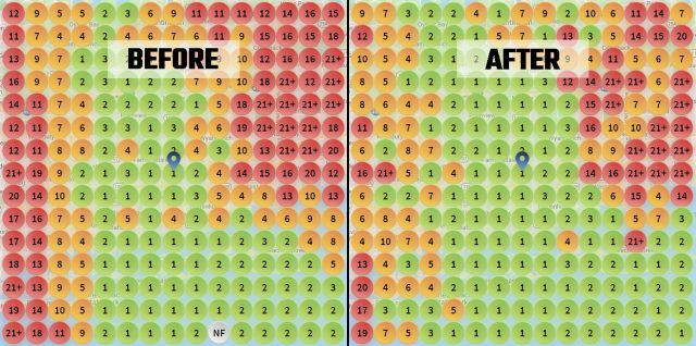 Local Search Grid before and after visual